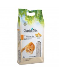 Gardenmix Portakal Kokulu Bentonit İnce Taneli Kedi Kumu 5 Lt