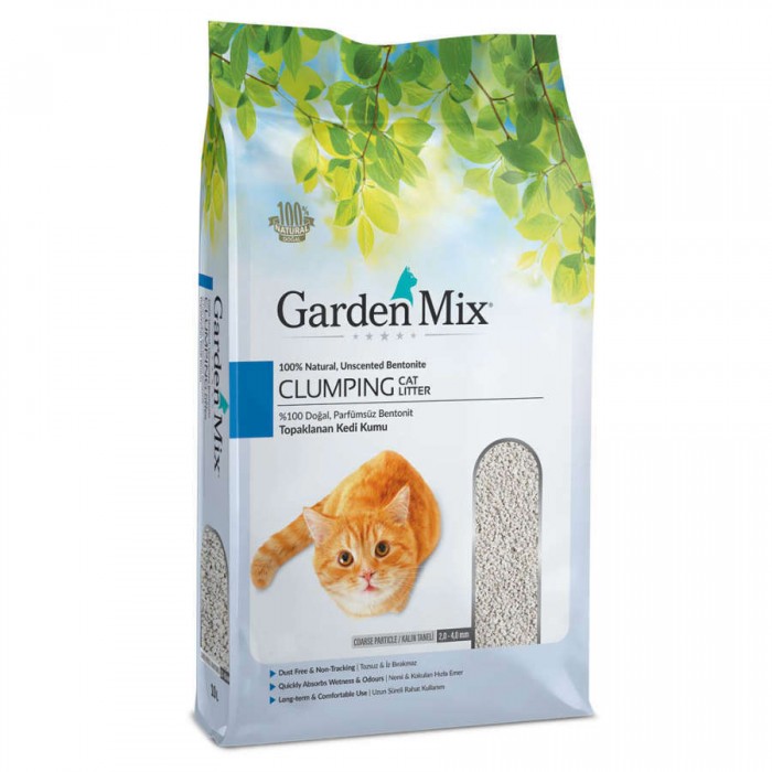 Gardenmix Kokusuz Bentonit İnce Taneli Kedi Kumu 10 Lt