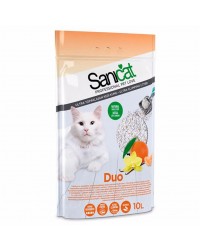 Sanicat Duo Vanilya Mandalina Kokulu Doğal Kedi Kumu 10lt